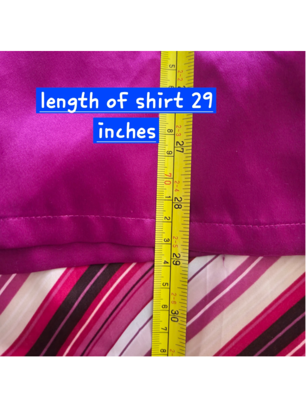 Victoria's Secret Pajama Set M Satin Pink Body by Victoria Striped Y2K Sleepwear - Picture 7 of 10